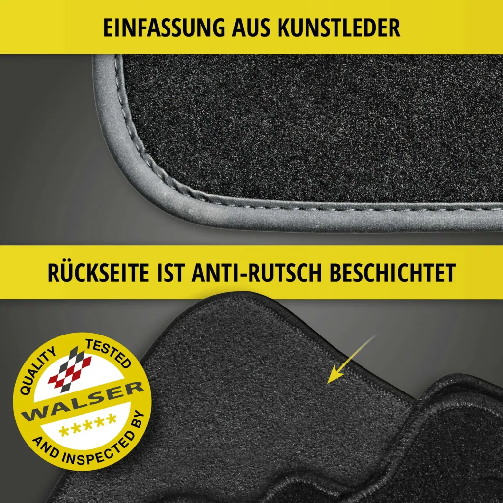 Passform Premium Fußmatten für Audi A1, A1 Sportback BJ 08/2010 - Heute