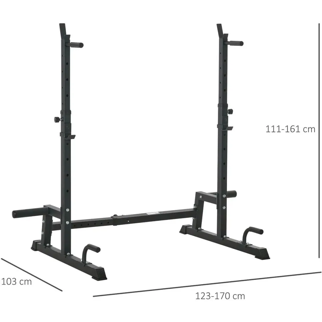 Hantelständer Multi-Funktions Langhantelablage Hantelablage höhenverstellbar Langhantel Krafttraining bis 150 kg belastb