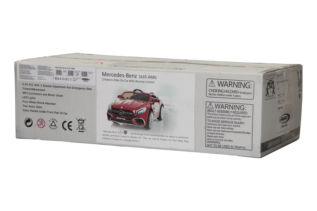 Ride-on Mercedes-Benz SL65 AMG schwarz 12V