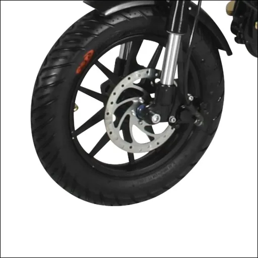 E-Roller "Revoluzzer" Safety 45 km/h inklusive Blinkanlage und Gepäck-Case schwarz
