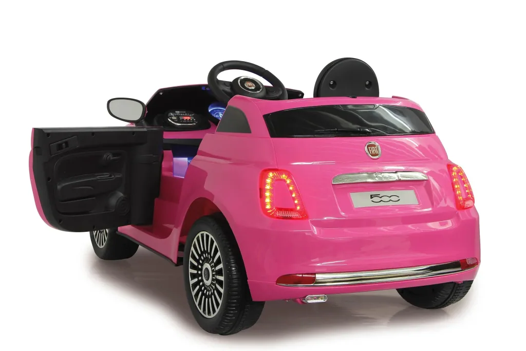 Ride-on Fiat 500 für Kinder, 12 Volt, Pink