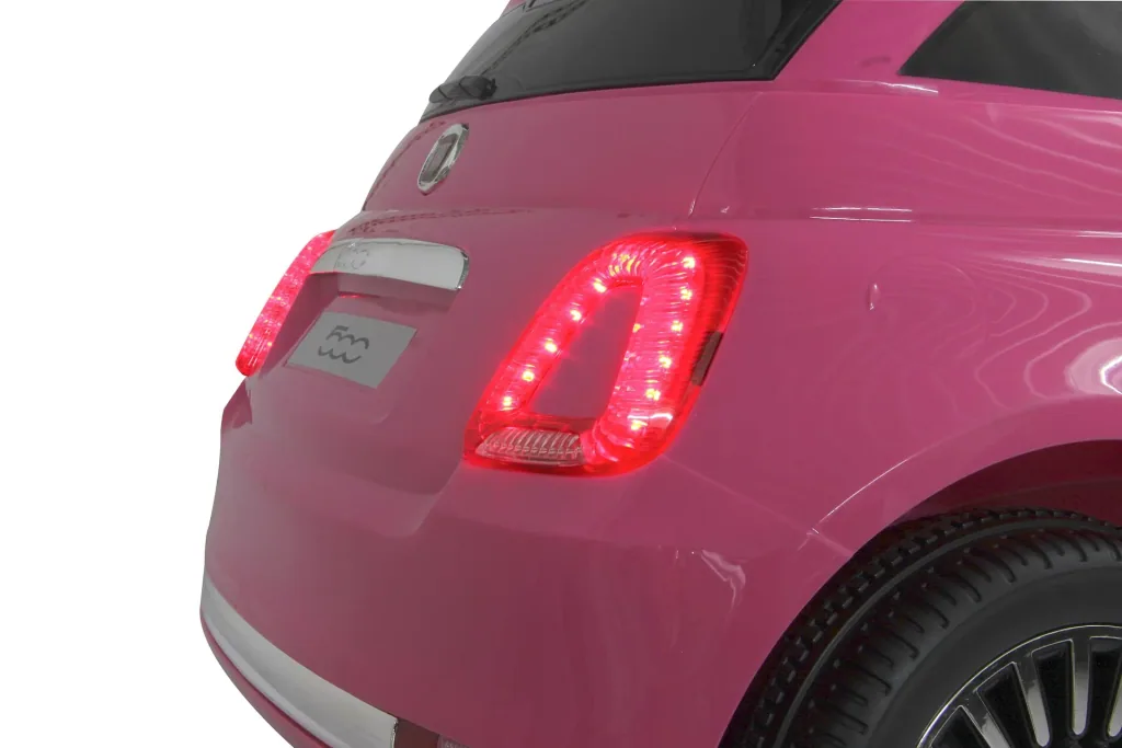 Ride-on Fiat 500 für Kinder, 12 Volt, Pink