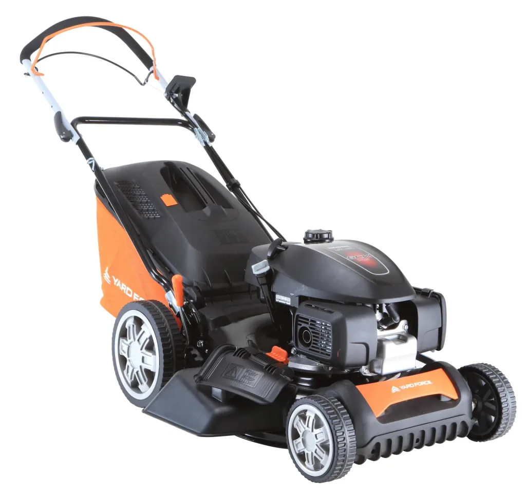 Benzin-Rasenmäher GM H46A - Honda GCV145 Motor mit Radantrieb, Digitaldisplay, 46 cm Schnittbreite bis zu 1800 m² Rasen