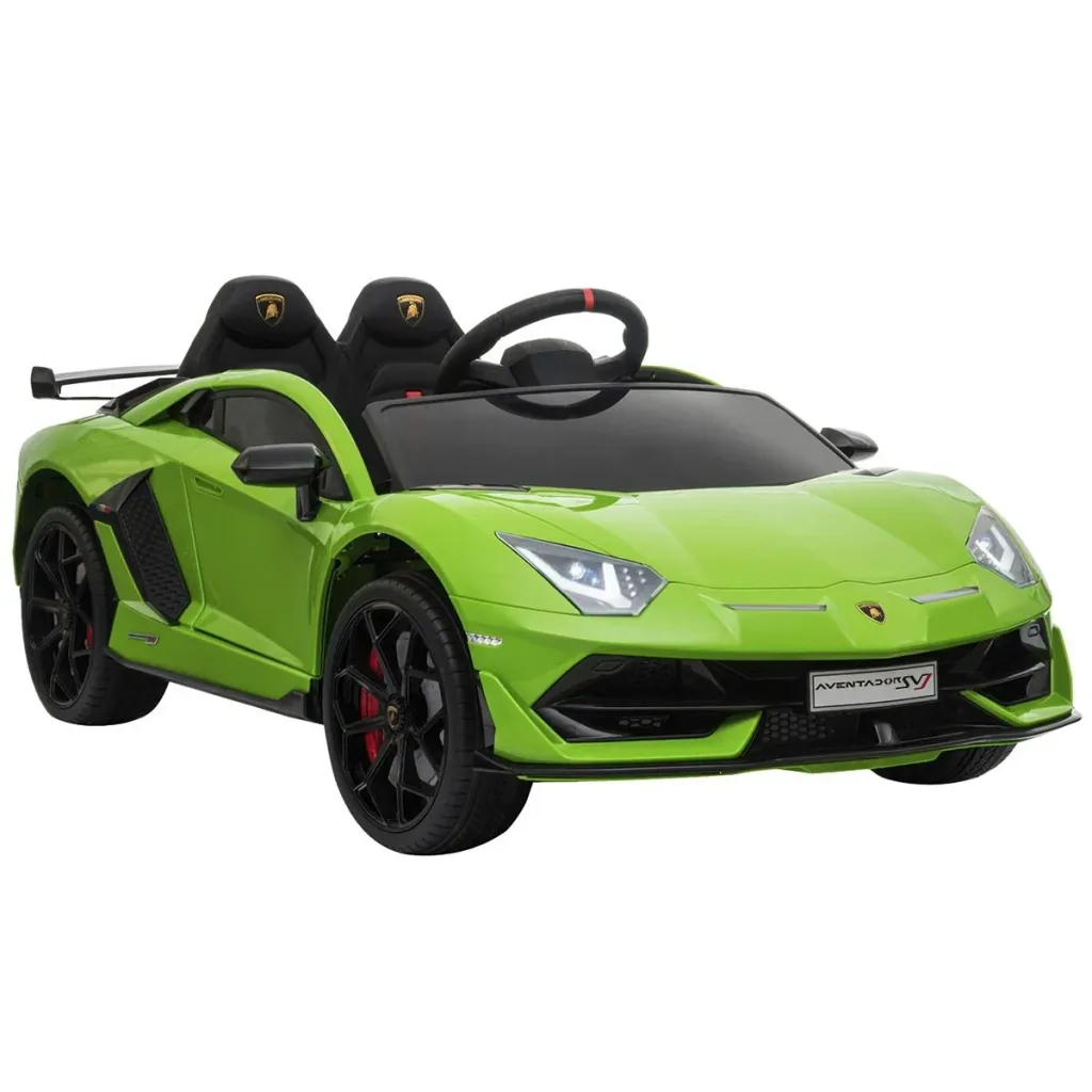 Elektroauto Lamborghini SVJ lizenziert Kinderfahrzeug Kinderauto für 3-8 Jahre mit Fernsteuerung MP3/USB Licht Musik Kun