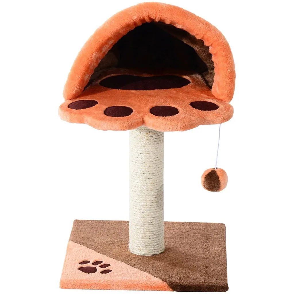 Katzenbaum Kletterbaum Katze Sisal Orange
