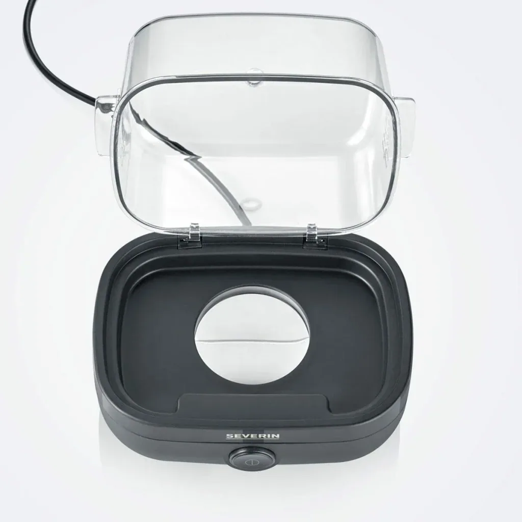 Eierkocher für 6 Eier - 420 Watt - Schwarz