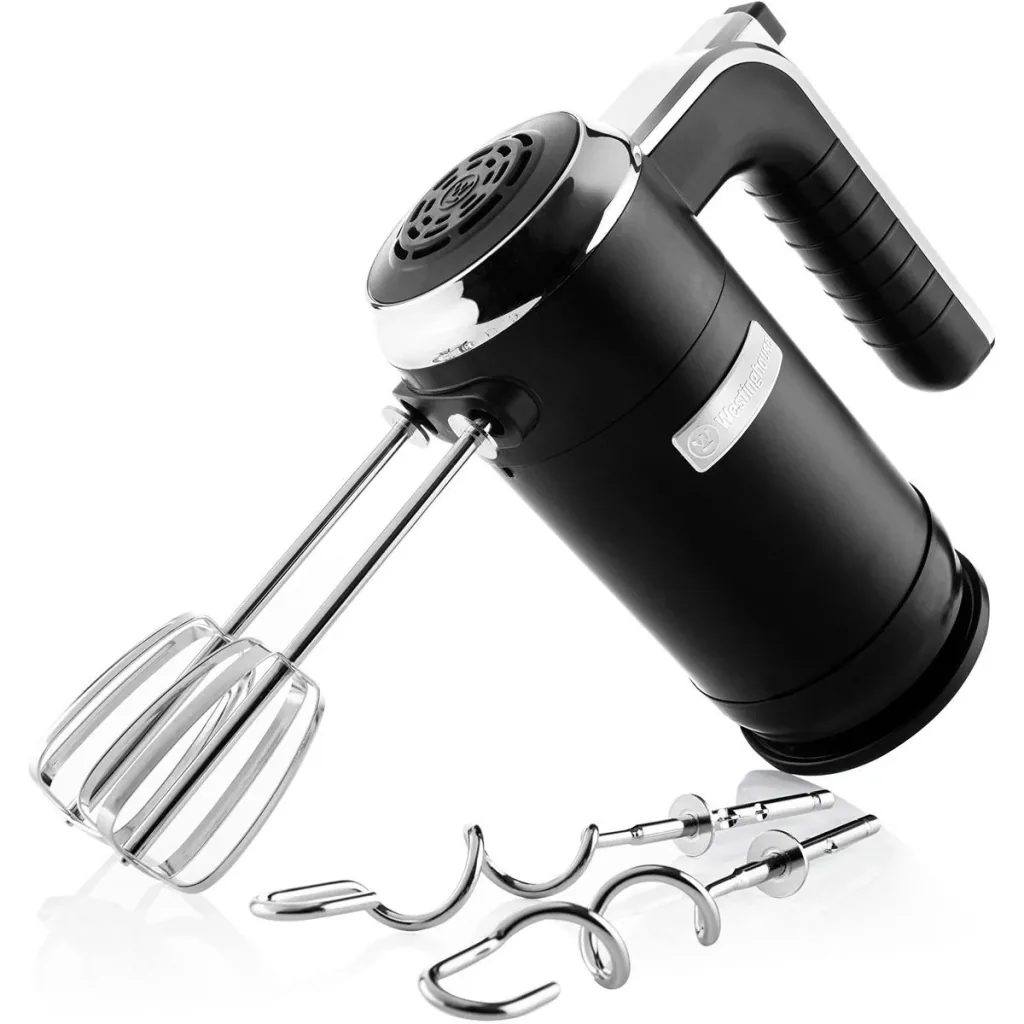Retro - Handmixer und Pürierstab - Schwarz