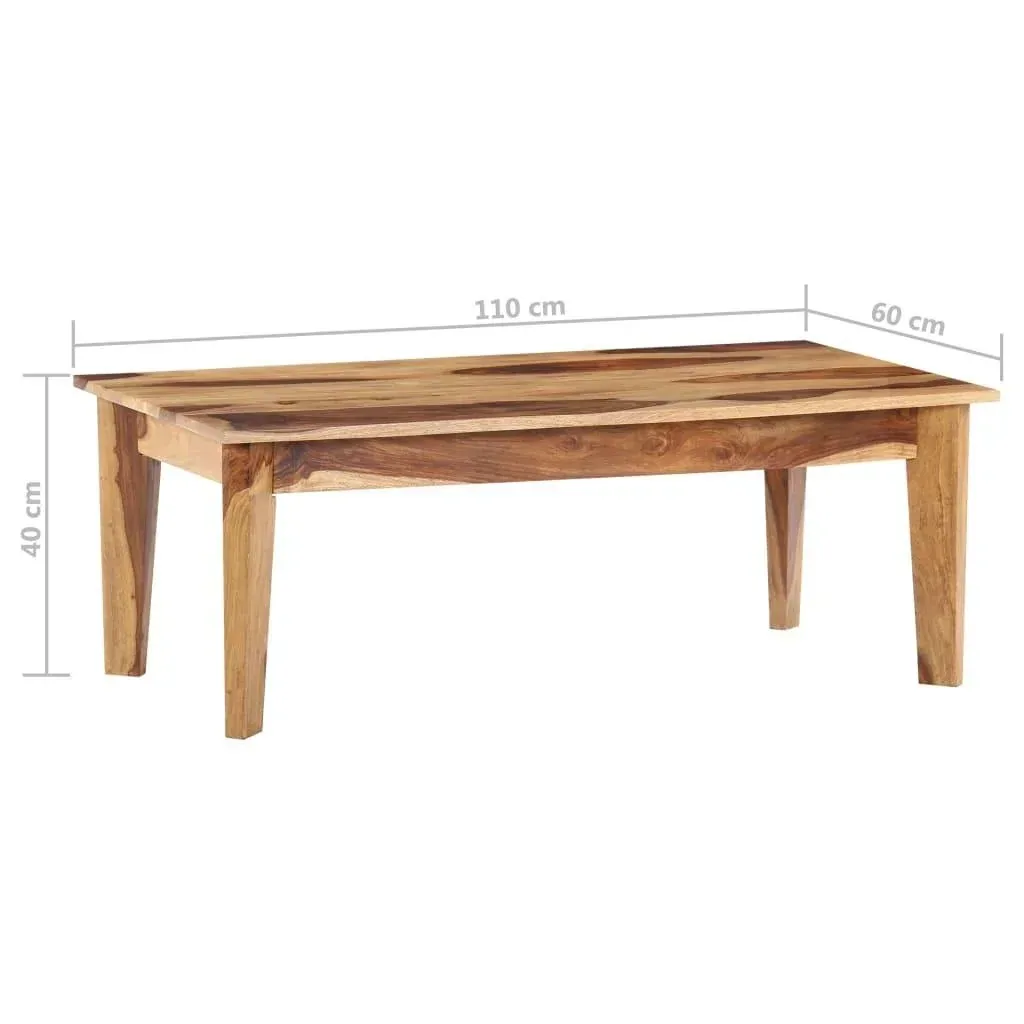 Couchtisch 110x60x40 cm Massivholz Sheesham