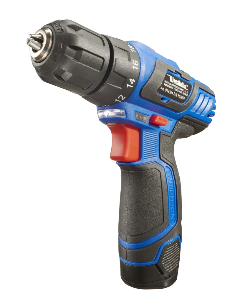 Akku-Bohrschrauber Set 12 Volt - 43-teilig