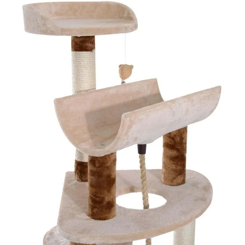 Kratzbaum Katzenbaum Kletterbaum Spielbaum beige