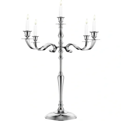 Kerzenleuchter 80cm silber