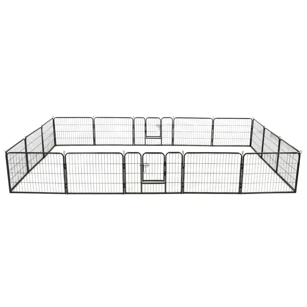 Hundeauslauf mit 16 Platten 60x80 cm