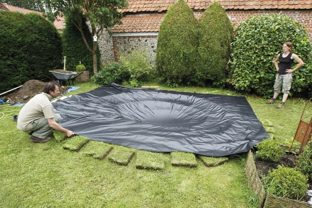 PVC Teichfolie, 1,0 mm, 6 x 4 m