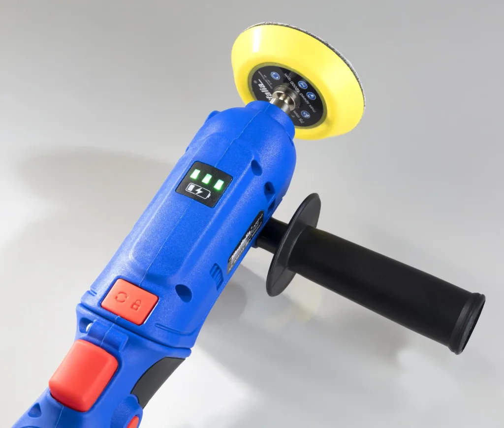 10,8 Volt Akku Poliermaschine Rotation - inklusive Zuberhör und Tasche