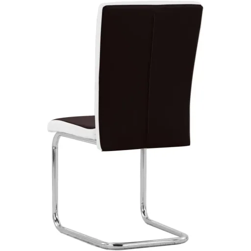 Esszimmerstühle 2-Sitzer Kunstleder braun