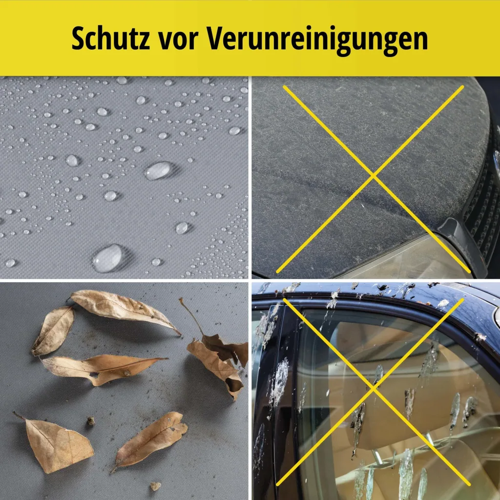 Autoabdeckplane all weather - Größe 10 - 485x195x185cm - PVC beschichtet