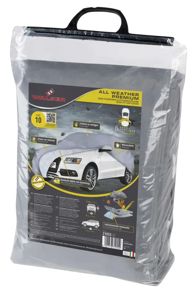Autoabdeckplane all weather - Größe 10 - 485x195x185cm - PVC beschichtet