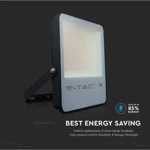 VT-132 LED-Flutlicht - 100 W - 13700 Lm - 4000K - schwarz - Extra effizient