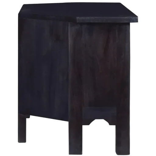 TV-Schrank 100x40x45 cm massiv Mahagoni hell kaffeefarben