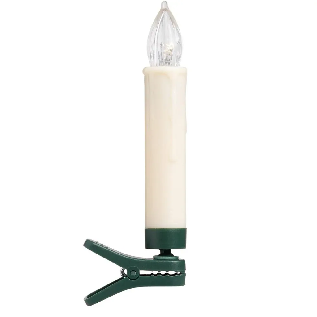 LED-Weihnachtsbaumlichter - Weihnachtsbaumschmuck - Set mit 30 farbigen Lichtern, ferngesteuert