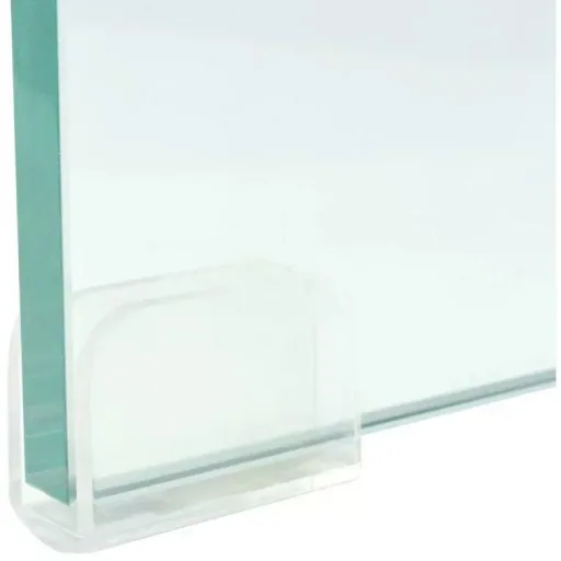 Fernsehmöbel/Monitorständer transparent 40x25x11 cm Glas