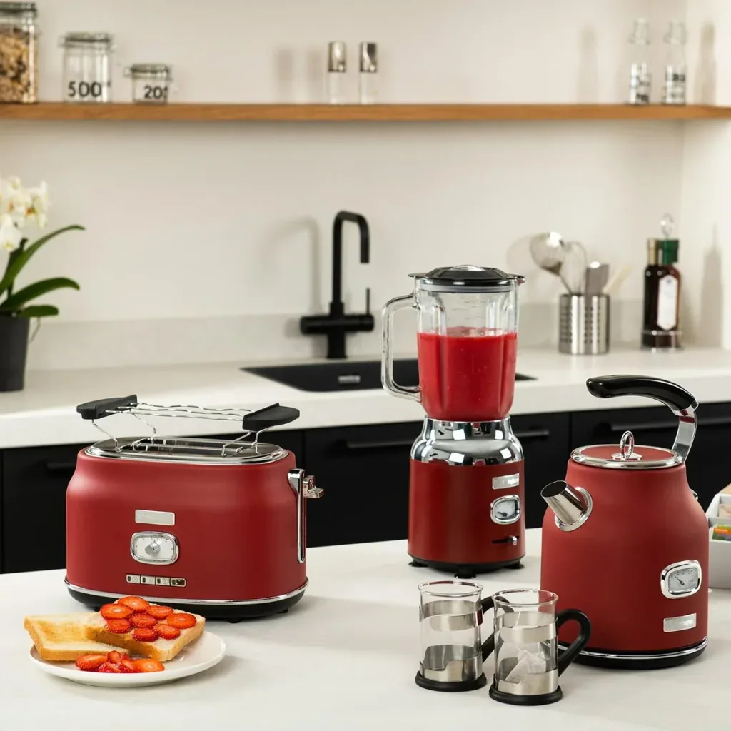 Retro Blender - Smoothie Maker - Rot