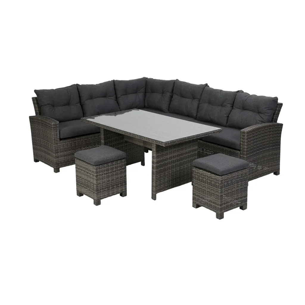 Gartenmöbel-Lounge-Set "Tessin" - 5-teilig  