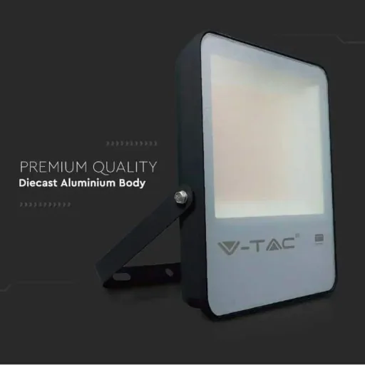 VT-32 LED-Flutlicht - 30 W - 4100 Lm - 6500K - schwarz - Extra effizient