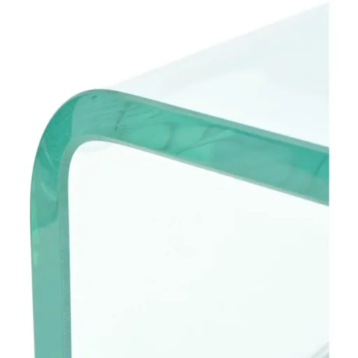 Transparenter TV-Schrank/Monitorständer 110x30x13 cm Glas