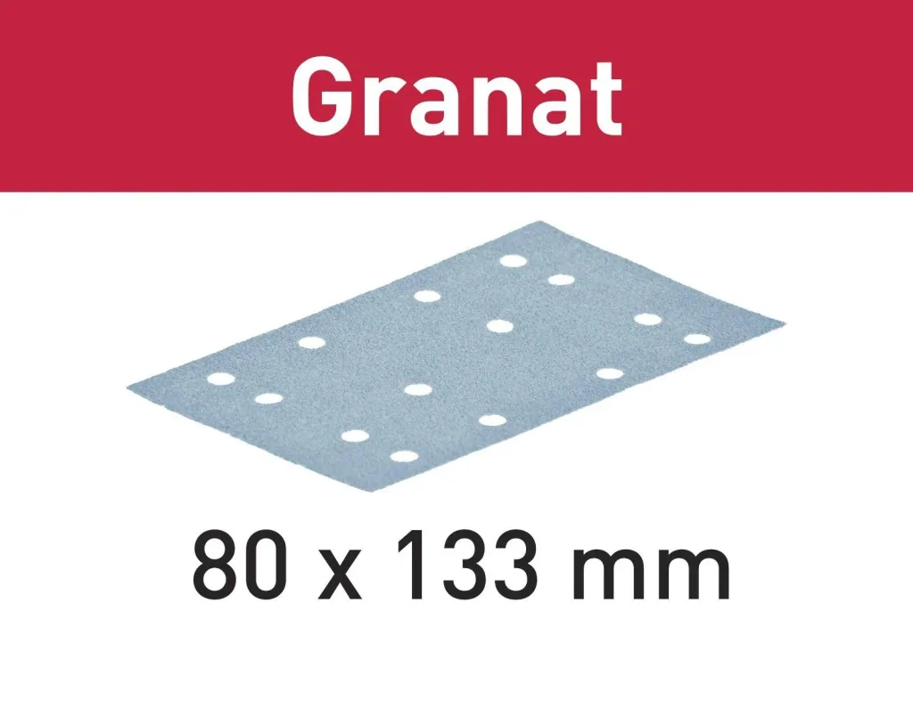 Schleifstreifen STF 80 x 133 P120, 100 Stück