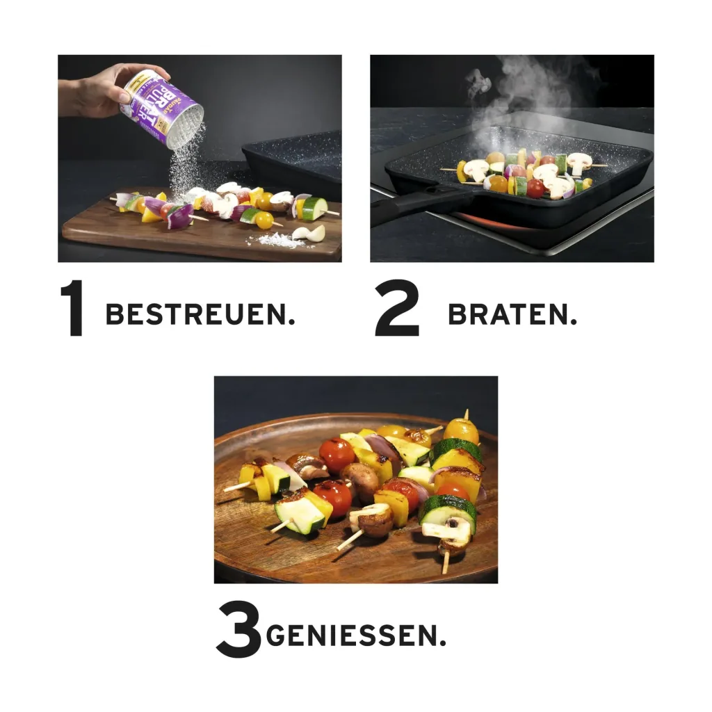 Pflanzliches Bratfett-Pulver, „PAUDAR“, mit Knoblauch und Salz, 175 g