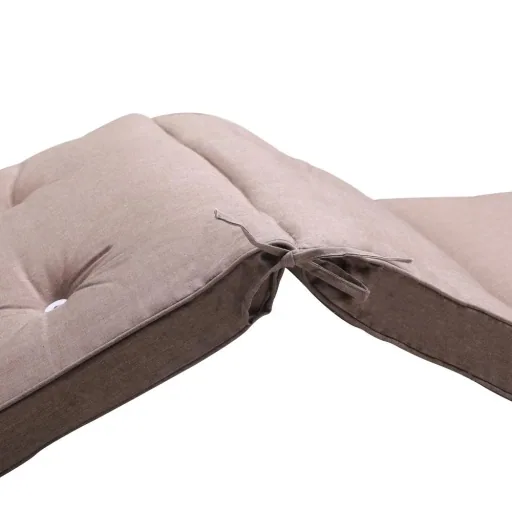 Garten-Kissen - Für Liege - 196x55x5cm - Creme