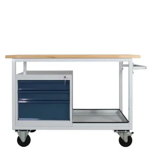 Mobile Werkbank / Tischwagen "EKO", 3 Schubladen, L1300xB600xH850mm