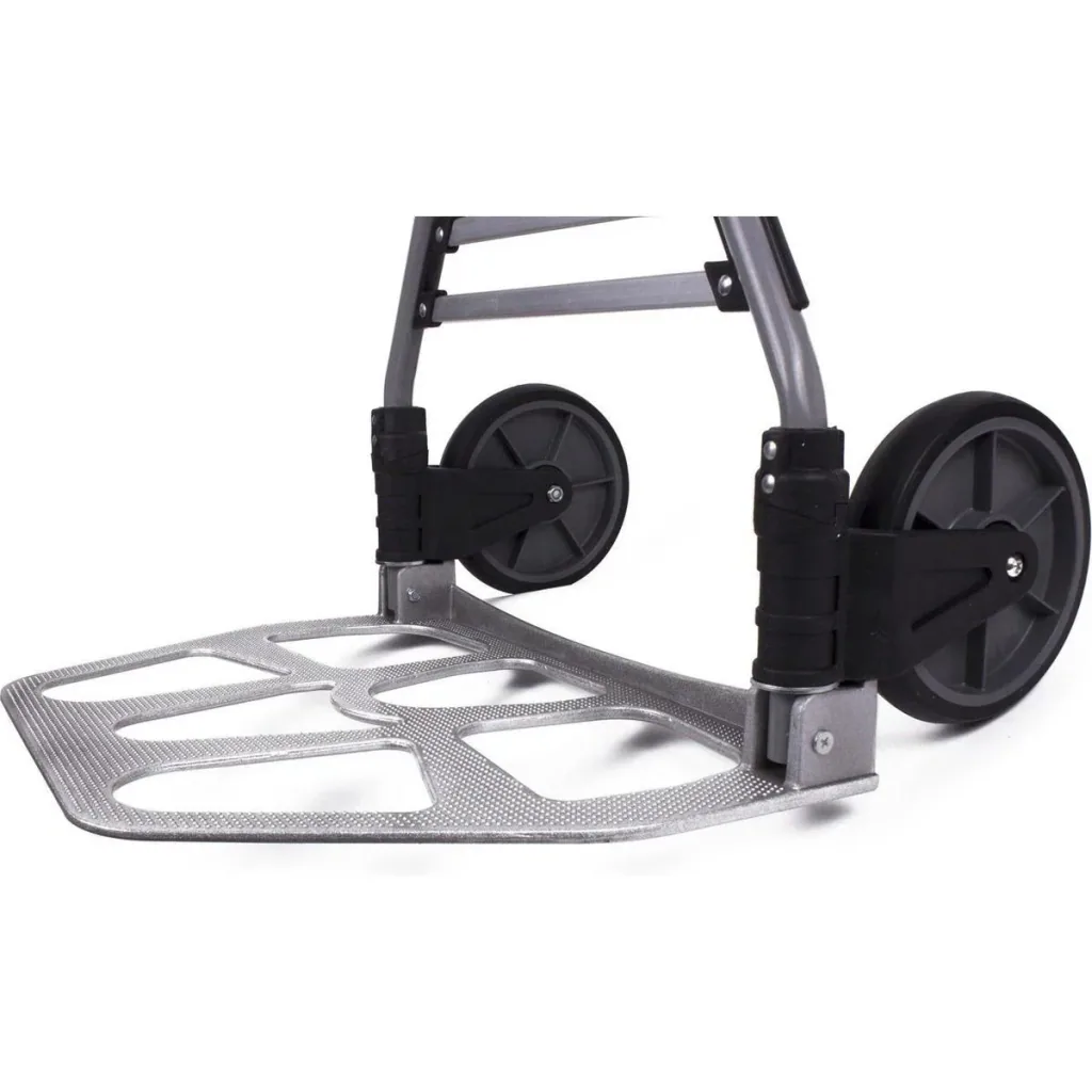 Zusammenklappbarer Trolley - 51x48,5x107 cm - max 120 kg - Aluminium