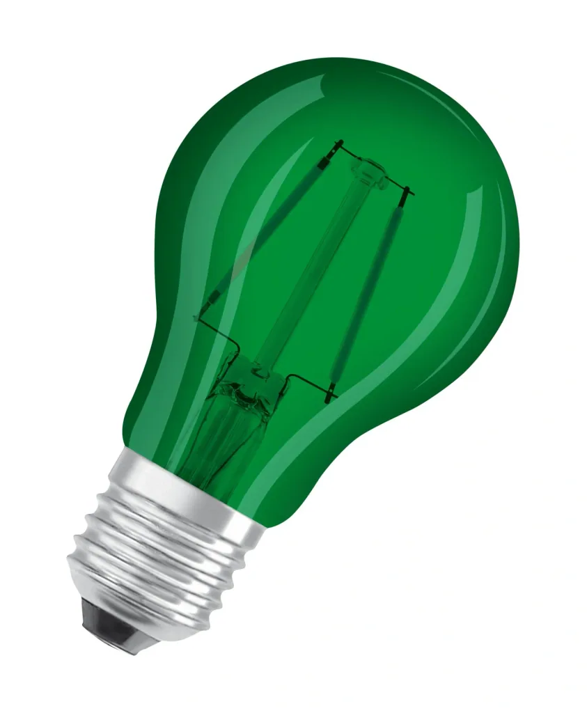 LED Lampe Superstar DécorGreen mit 2,5 Watt, E27, grün