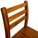 2x Barhocker Akazienholz