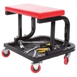 Werkstatthocker mit Werkzeugablage - 150kg - 38x36x36 cm
