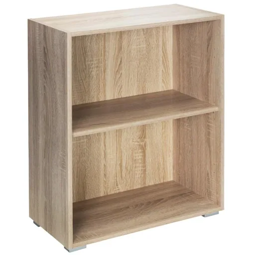 Bücherregal Vela Eiche mit 2 Fachböden