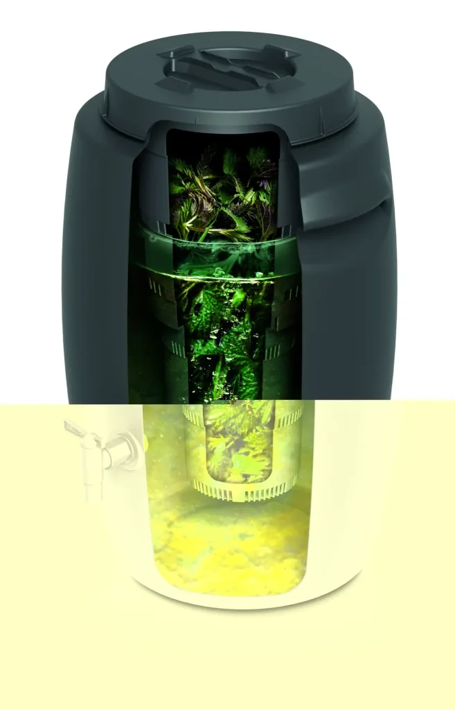 Flüssigkomposter zur Herstellung von Dünger, 55 Liter