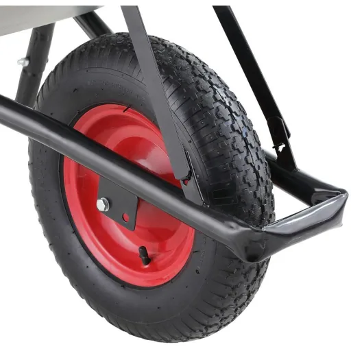 Schubkarre 100l - 250kg - Tragfähigkeit mit Lufträdern 40cm