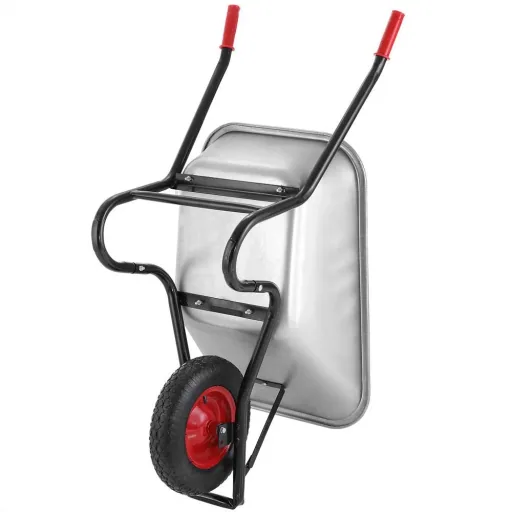 Schubkarre 100l - 250kg - Tragfähigkeit mit Lufträdern 40cm