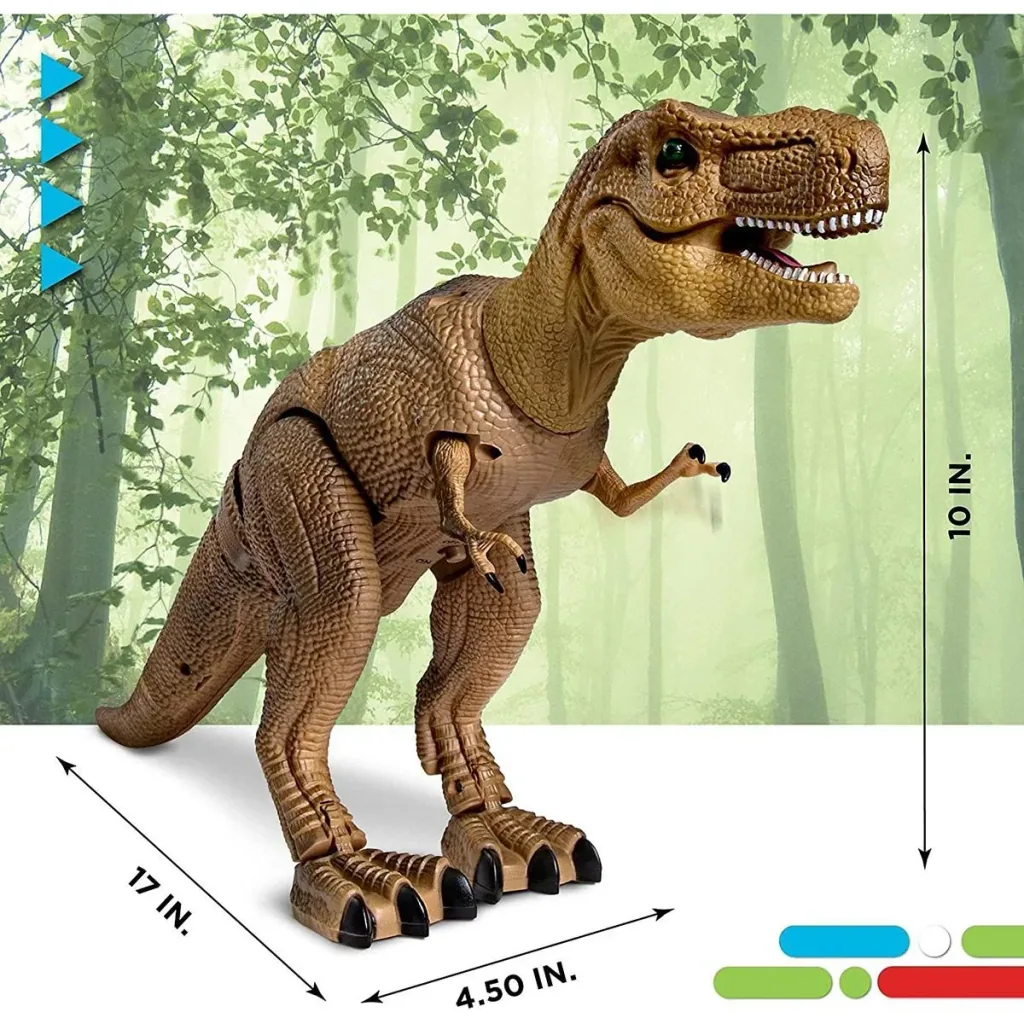 Discovery Kids RC T-Rex Dinosaurier beweglicher und laufender Dinosaurier mit Sound und beweglichem Mund