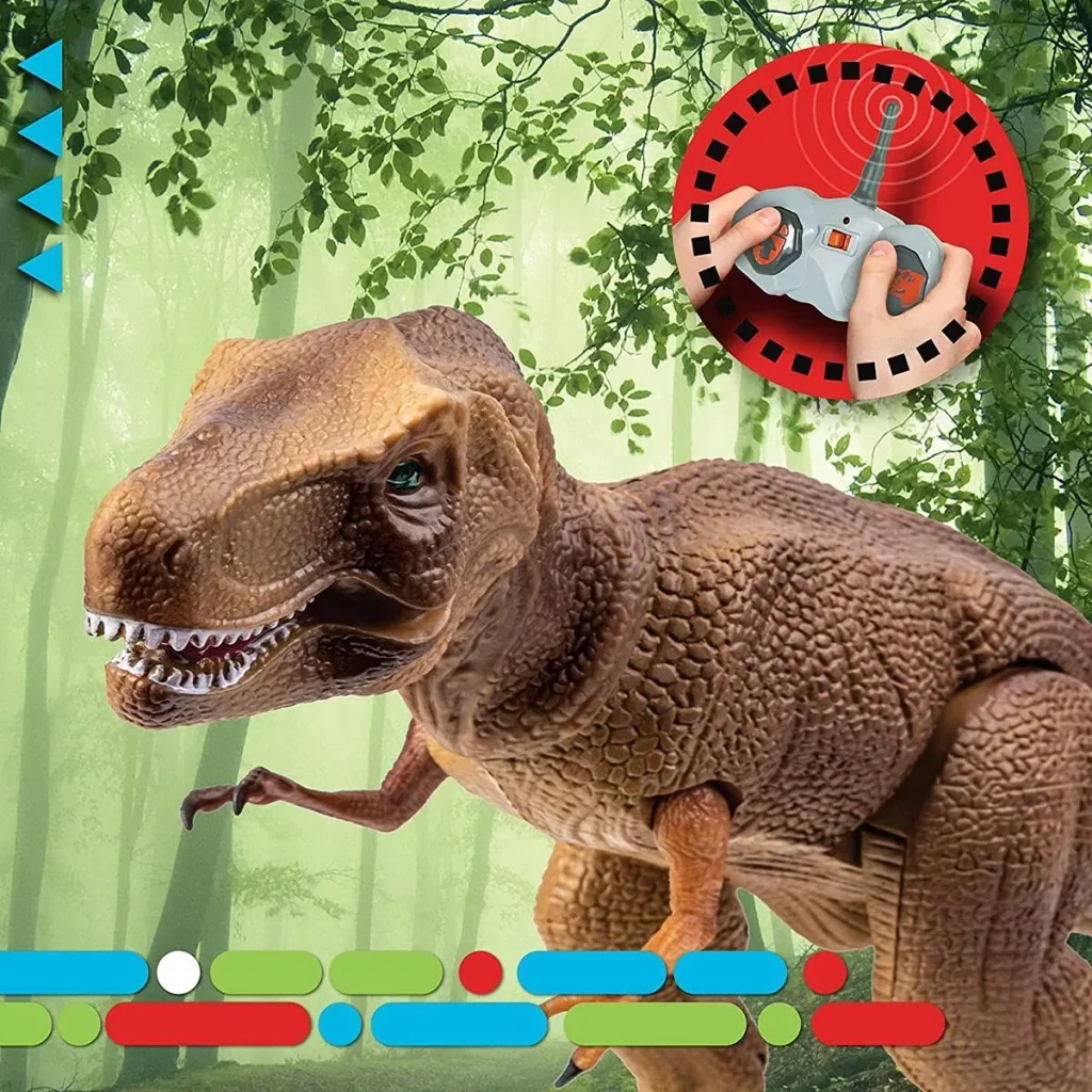 Discovery Kids RC T-Rex Dinosaurier beweglicher und laufender Dinosaurier mit Sound und beweglichem Mund