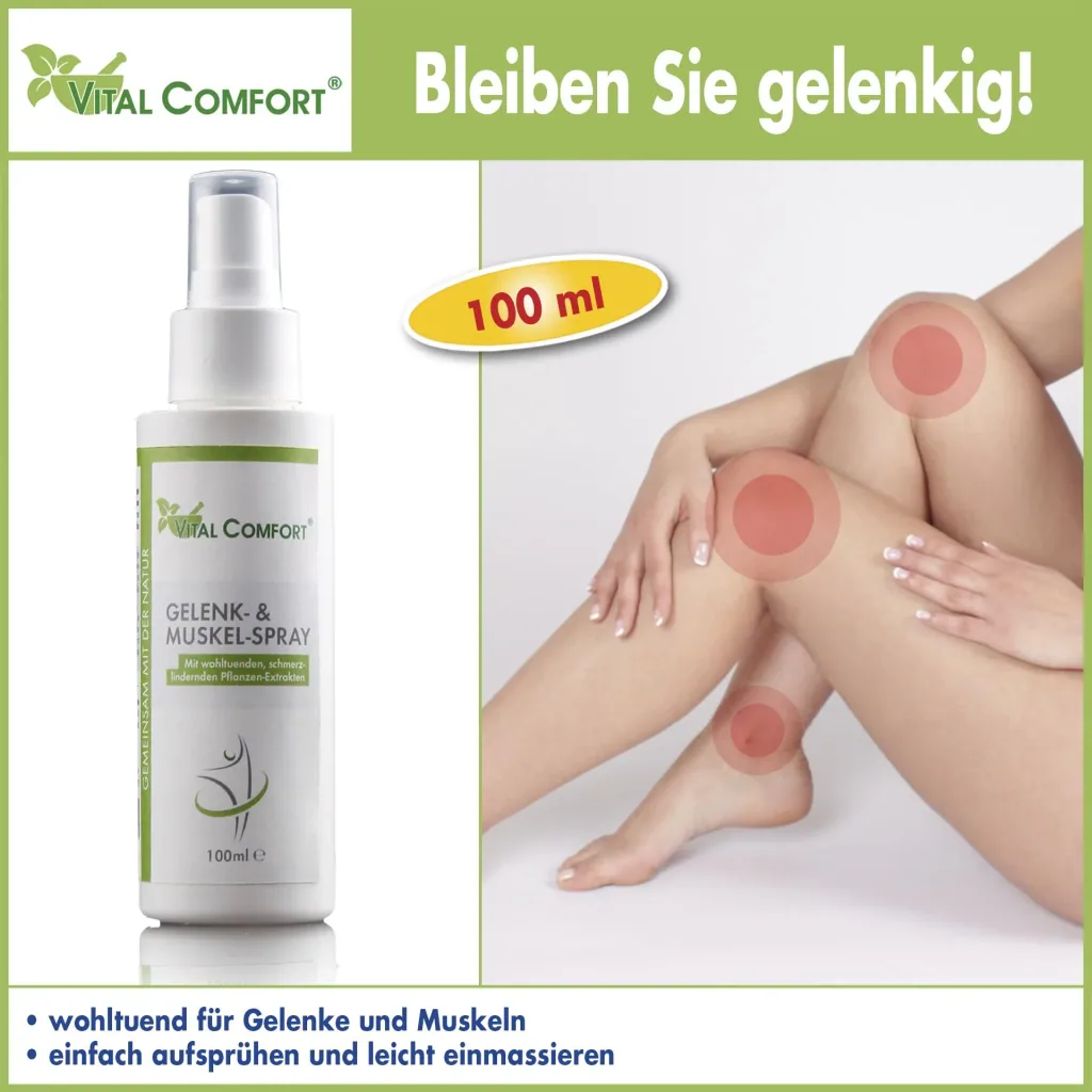 Gelenk- und Muskel-Spray, "Vital Comfort", 100 ml
