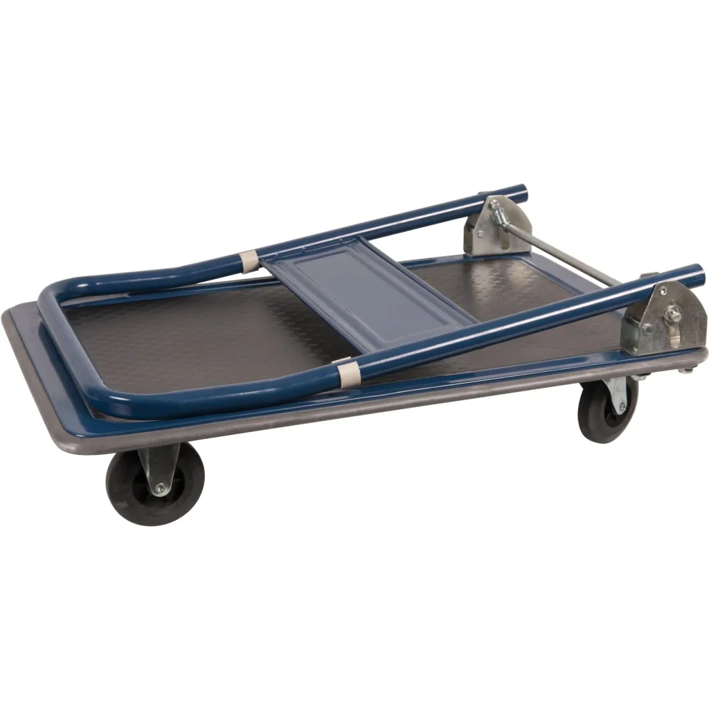 TTM1027 Transportkarre max. 150 kg - 734x480mm - Faltbar - Mit 2 Lenkrollen und Rädern