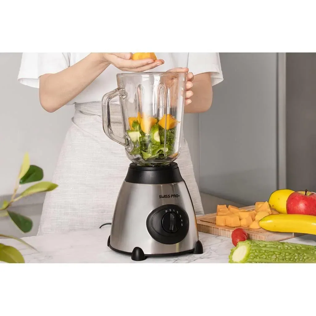 Mixer - 5 Geschwindigkeiten - 1.5L - 1000W - Edelstahl