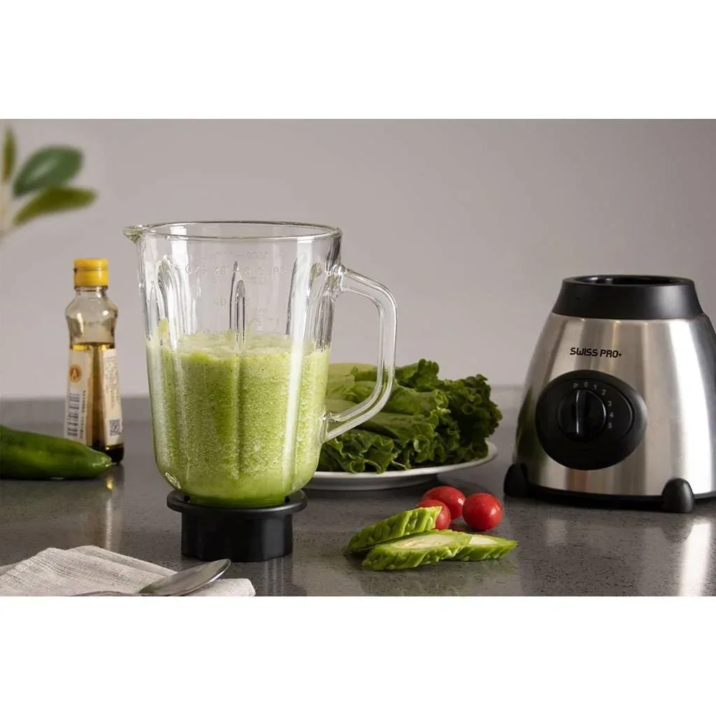 Mixer - 5 Geschwindigkeiten - 1.5L - 1000W - Edelstahl