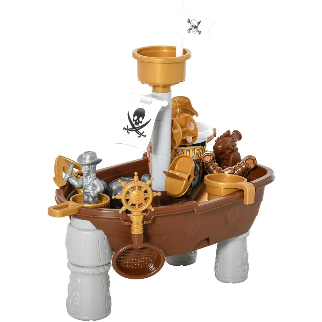 Kinder-Sandspielzeug Piratenthema bunt