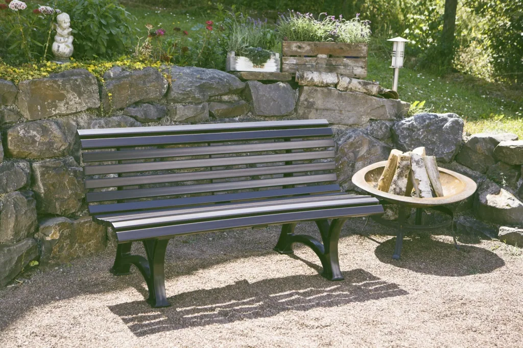 Gartenbank Helgoland graphitgrau