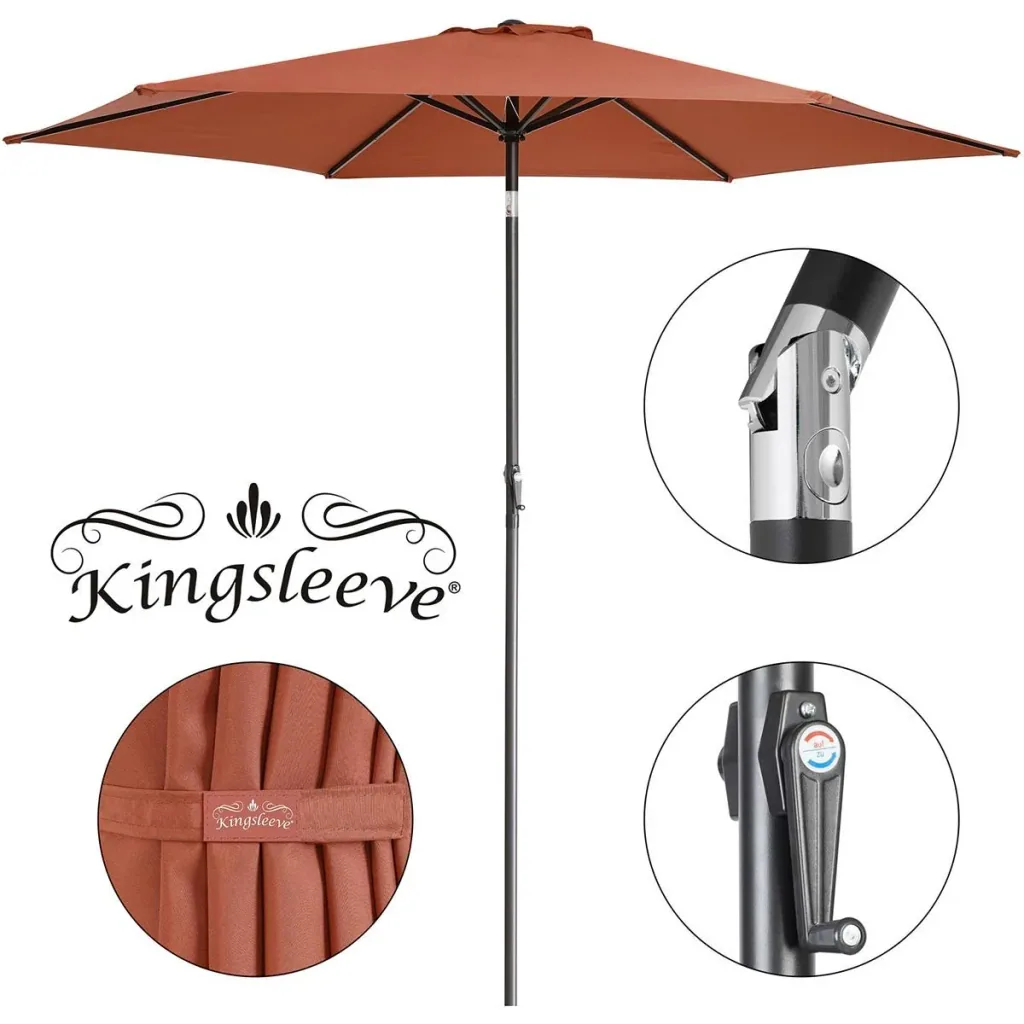 Sonnenschirm Tahiti Terracotta Alu 300cm